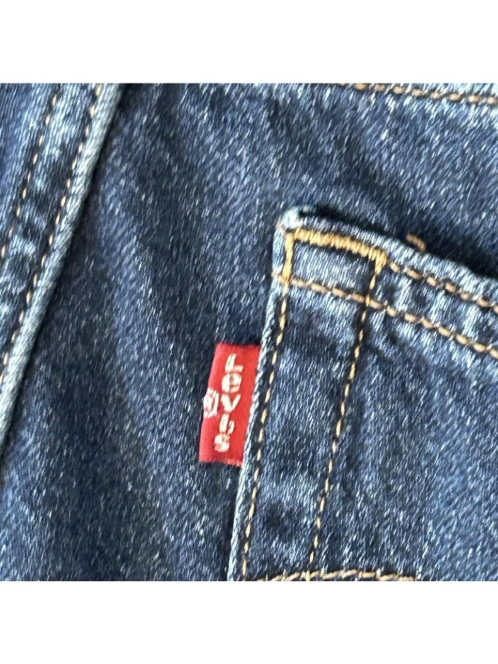 Levi's Middy Wide Leg Ankle Jeans Womens 29 Fits 30 Mid Rise 100% Cotton Denim - Picture 5 of 15